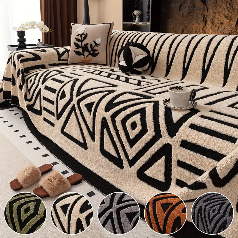 Kit de Capas de Sofá Elina em Algodão + Brindes